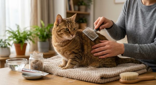 5 astuces infaillibles pour réduire les boules de poils chez le chat