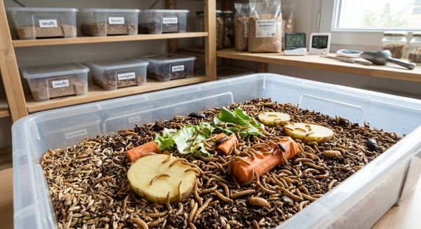 Les clés pour réussir l'élevage du ténébrion : alimentation et astuces
