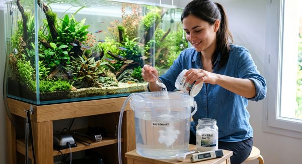 Reminéralisation de l'eau osmosée : l'allié des aquariums sains